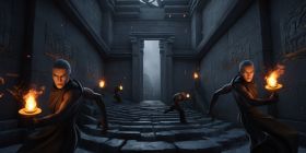 Shadows of Strategy: A Dark Labyrinth of Intrigue and Agility