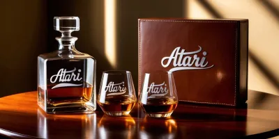 Retro Elegance: Atari's Whiskey Decanter Set Blends Gaming Legacy with Modern Craftsmanship