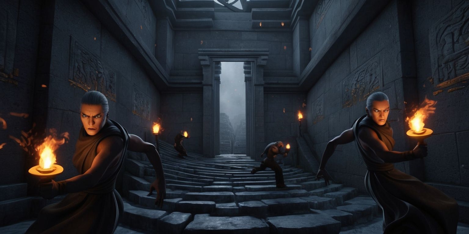 Shadows of Strategy: A Dark Labyrinth of Intrigue and Agility